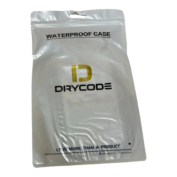 Dry Code Waterproof Phone Case, Black & Clear - Picture 2 of 4